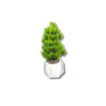 Вештачко цвеќе во саксија