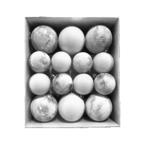 Лампиони  1/14 сребрени 8/6 cm